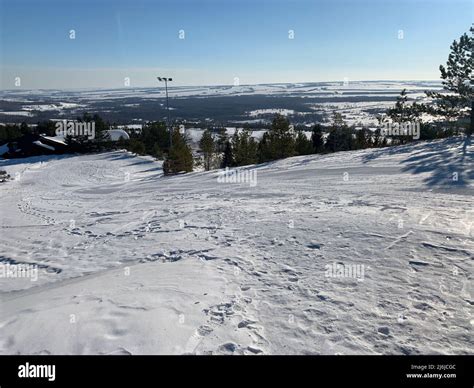 Ski resort in winter. Sunny day Stock Photo - Alamy