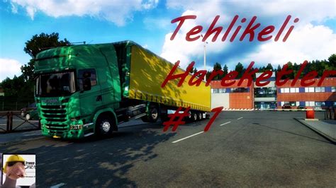 Tehlikeli Hareketler Makas Tek Teker Drift Euro Truck