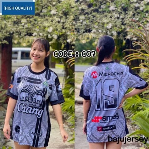 Ready Stock 2024 Jersey Chang Thailand Viral Full Sublimation Thai