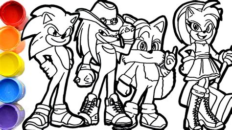 Cómo dibujar SONIC 2 LA PELICULA 2022 Dibujar Sonic Knuckles el