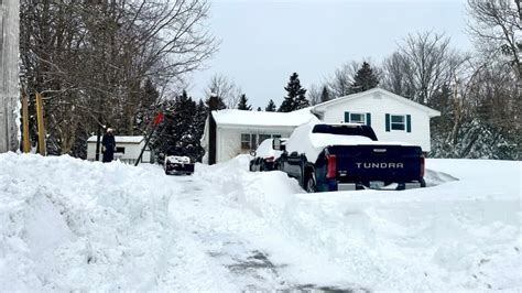 N S Digging Out After Historic Snowfall Drops 150 Cm In Some Areas