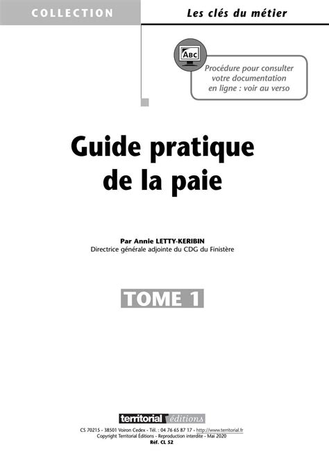 Guide Pratique De La Paie By INFOPRO DIGITAL Issuu