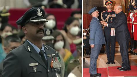 India Honor IAF Wing Commander Abhinandan Varthaman With Vir Chakra