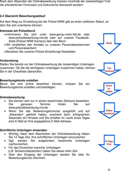 Bewerbung Polizei Nrw Frist