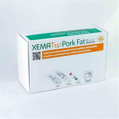 PORK FAT BLOOD Food Quality Test Rapid Test Strips XEMATest