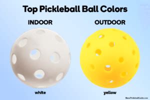 Discovering the top colors of pickleball balls - not always obvious.