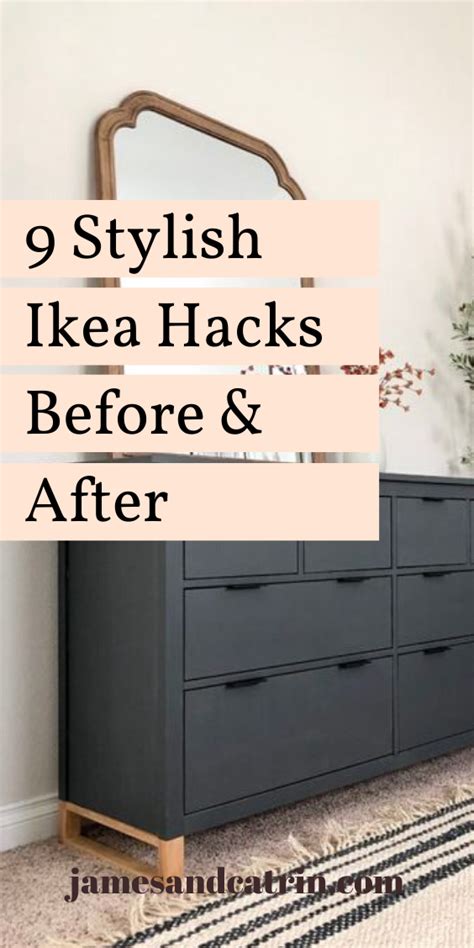 9 Ikea Hacks Before And After In 2020 Ikea Furniture Hacks Ikea