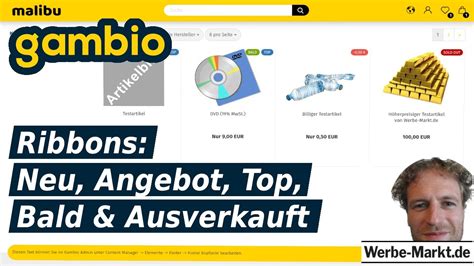 Gambio Produkt Ribbons Neu Angebot Top Bald Ausverkauft Sold Out