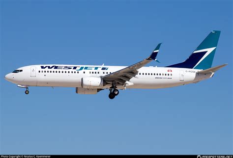 C FCSX WestJet Boeing 737 8CT WL Photo By Nicolas C Kaemmerer ID