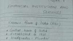 Financial Institutions And Services Geography Morning Batch Notes