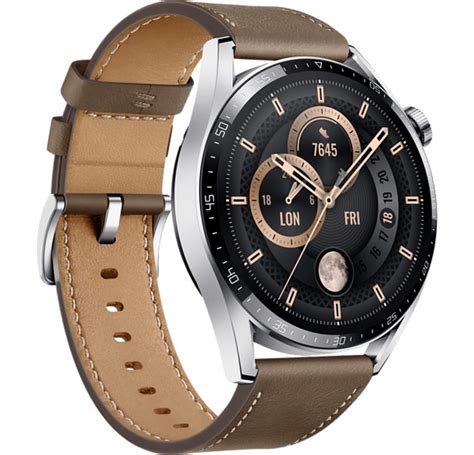 Huawei GT3 Smartwatch, Edelstahlgehäuse, 46 mm mieten ab 10,90 € pro Monat