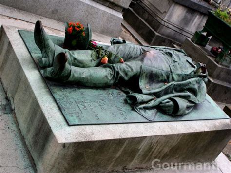 Victor Noirs Tomb In Pere Lachaise Cemetery