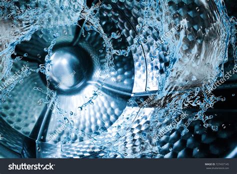 Water Splash Washing Machine Drum Stock Photo 727437145 Shutterstock