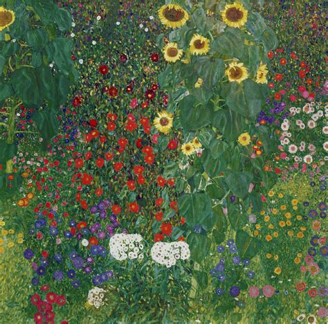 https://flic.kr/p/AdkLKK | Gustav Klimt - Farm Garden with Flowers (Brewery Garden at Litlberg ...