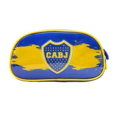 Librer A San Pablo Cartuchera Cresko Boca Juniors Neoprene Doble