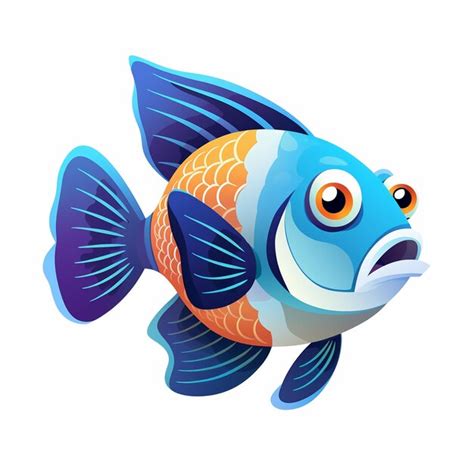 Premium Ai Image Tropical Fish Illustration Vibrant Underwater Scene