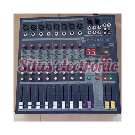 Jual Mixer Soundcraft Rv 8 Mixer 8 Channel 99dsp Rv8 Shopee Indonesia