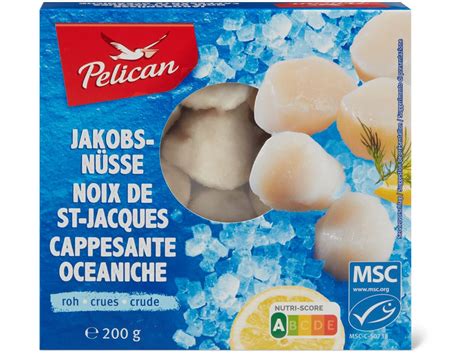 Achat Pelican MSC Noix De Saint Jacques Crues Migros