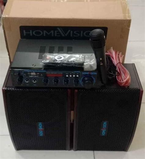 Karaoke Set Homevision Hv Mini And Speaker D Way On Carousell