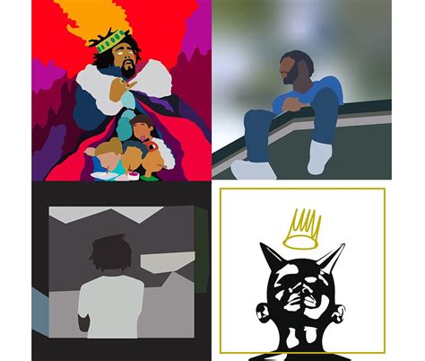 J Cole Minimal Albums Blue Tapestry Textile By Chapman Harris Pixels