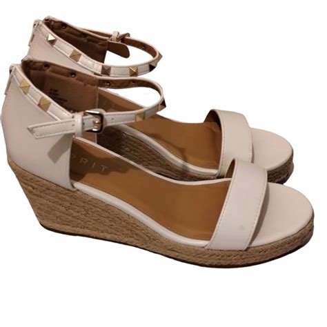 Esprit Shoes Esprit Romy Studded Espadrille Wedge Sandals Poshmark