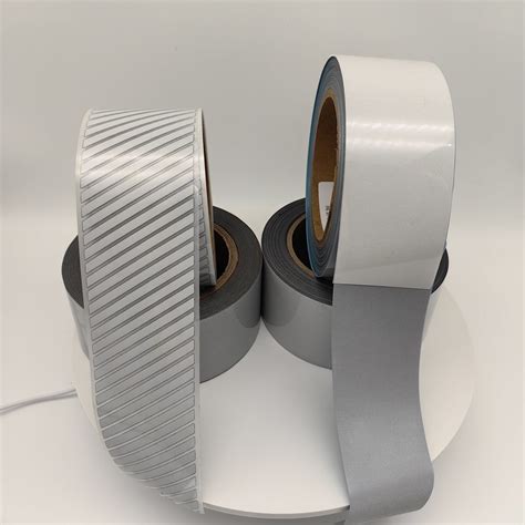 Segmented Heat Transfer Reflective Tape Silver 2′′ Segmented Reflective Vinyl For Workwear