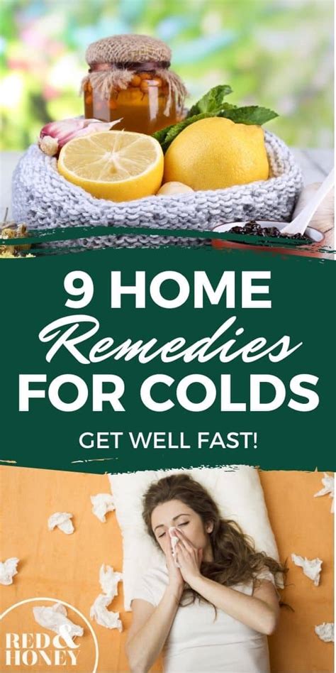 9 Home Remedies for Colds - Red and Honey