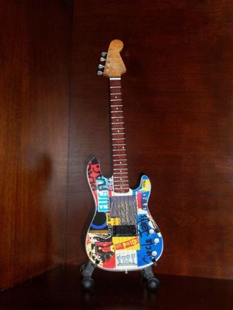Red Hot Chili Peppers Flea Mini Psycho Bass Guitar Memorabilia Etsy