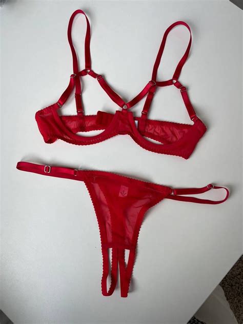 Open Lingerie For Sex With Crotchless Panties See Through Lingerie Sheer Open Handmade