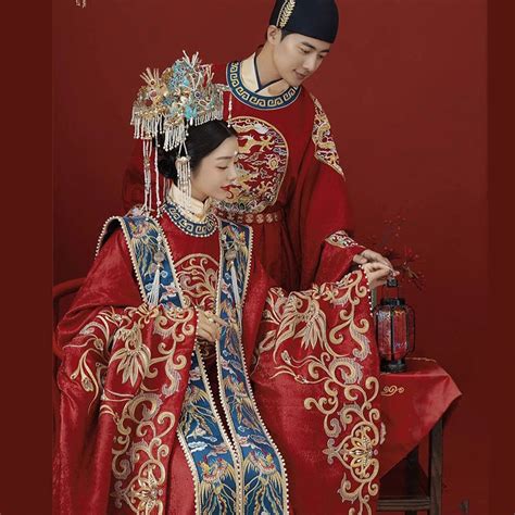 Groom Wedding Dress Wedding Dress Hanfu Phoenix Crown Xia Huang Men