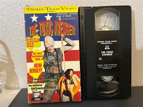 The Toxic Avenger Vhs Movie Troma Cult Classic Horror Etsy