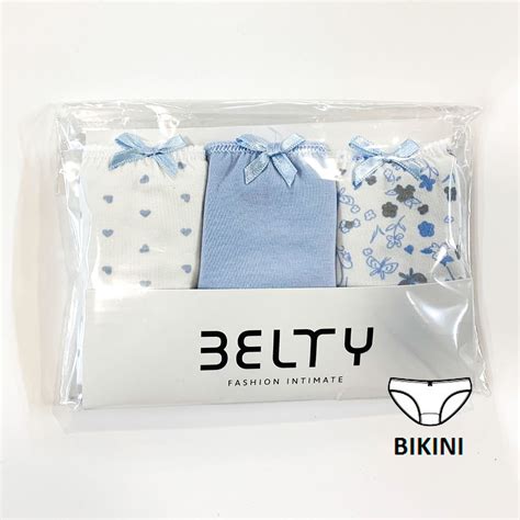 Braga bikini pack x algodón estampado Belty