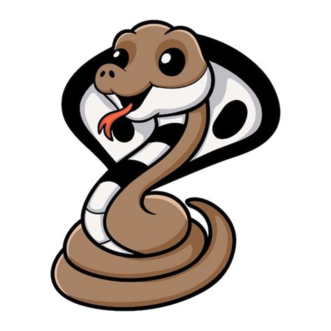 Premium Vector Cute Indian King Cobra Cartoon