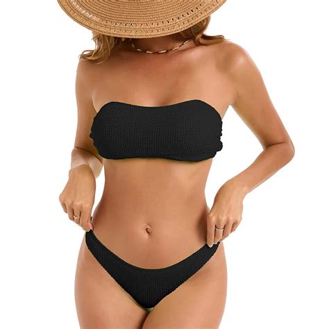 Yyvonne 2025 New Solid Fashion Sexy Breast Wearing Bikini Split Lady Swimsuit Two Set