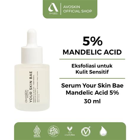 Jual Serum Avoskin Your Skin Bae Mandelic Acid Ml Eksfoliasi