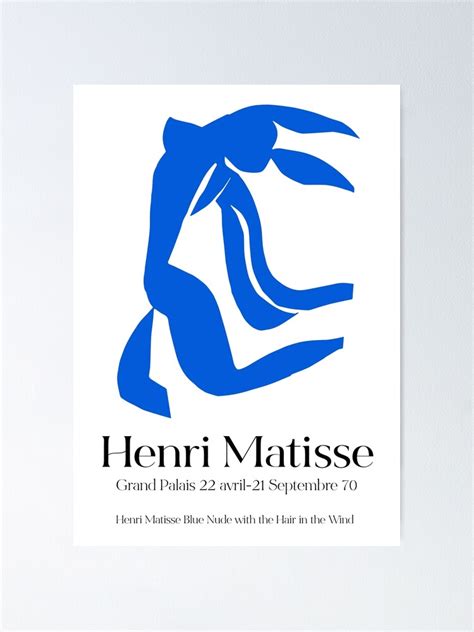 Henri Matisse Blue Nude Print Exhibition Poster Museum Poster