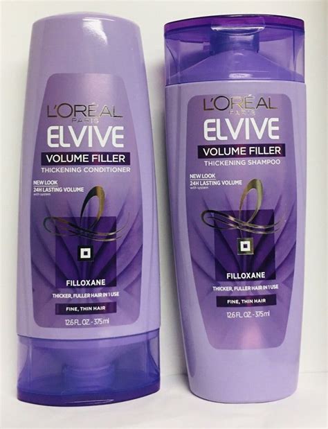 Lor Al Paris Elvive Volume Filler Thickening Shampoo Conditioner