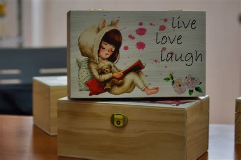 Joyero Madera Live Love Laugh Productos Ngel Moya Velas Cirios