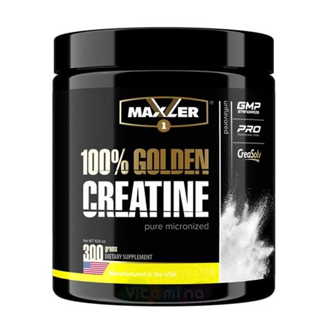 Maxler Моногидрат креатина 100% Golden Creatine, 300 г купить в ...