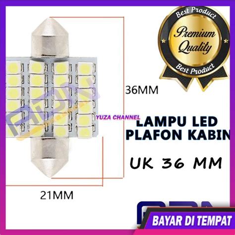 Jual Lampu Led Cabin Titik Kabin Plafon Festoon Mobil Adn Pcs