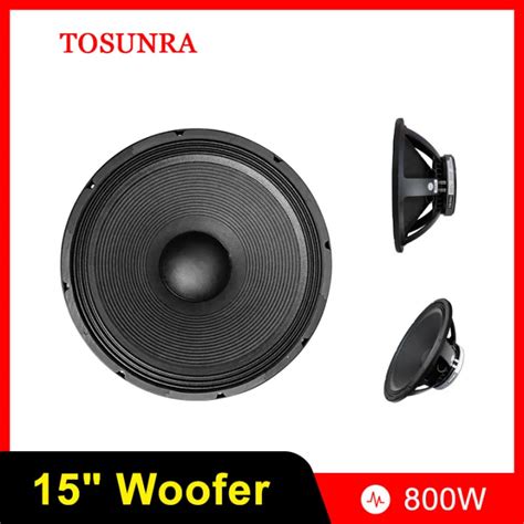 TOSUNRA18 inch Speakers 800W 4Ω DIY Subwoofer Woofer Middle Tweeter