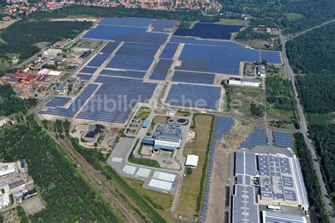 Lauta Aus Der Vogelperspektive Solarpark Lauta In Sachsen