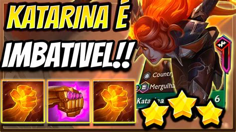 Essa Comp Katarina ⭐⭐⭐ Carry Ta Quebrada Gameplay Explicativa Tft