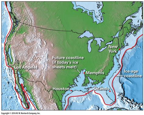 Ice Age Ocean Map