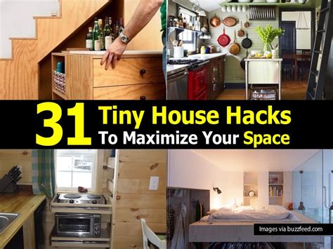 31 Tiny House Hacks To Maximize Your Space DIY All In One Tiny