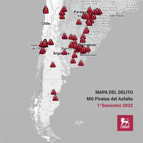 ERMAP elabora mensualmente el mapa del delito de incidentes que afectan