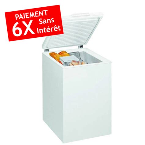 Whirlpool Congélateur Horizontal WH1410 6th Sense 200L au meilleur prix