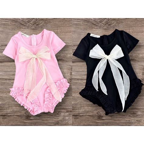 Đồ bơi cho bé bikini liền thân nơ dài cho bé gái 10 30kg Shopee Việt Nam