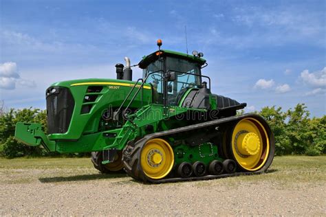 John Deere 9530 T Tractor With Tracks Editorial Stock Photo Image Of