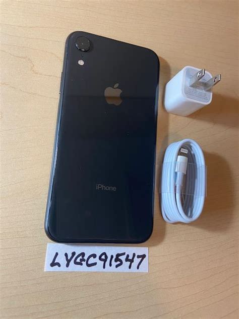 Apple Iphone Xr Unlocked Black Gb A Lygc Swappa